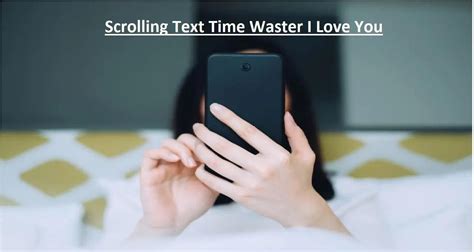 scrolling text time waster patorjk.